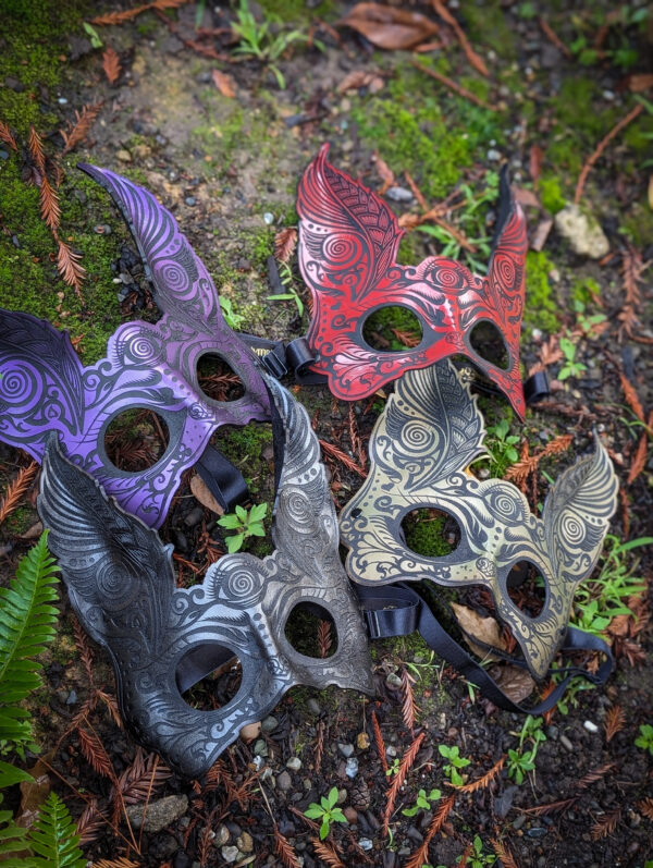 Leather Bunny Mask Rabbit Masquerade Leather - Image 2