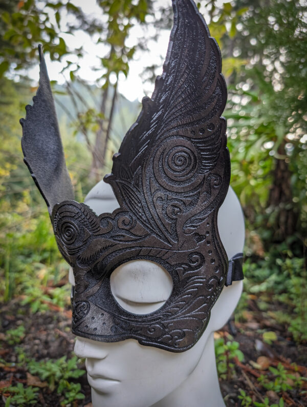 Leather Bunny Mask Rabbit Masquerade Leather - Image 6