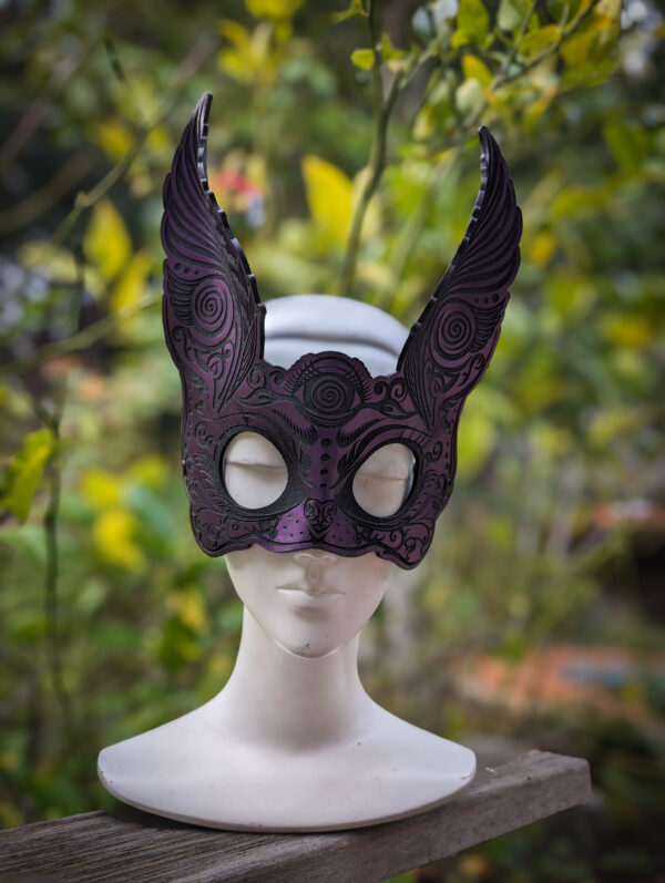 Leather Bunny Mask Rabbit Masquerade Leather - Image 17