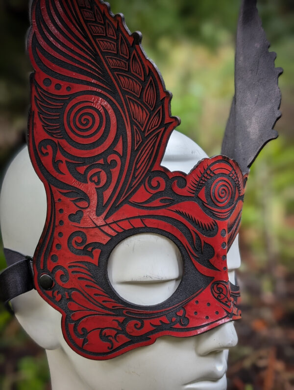 Leather Bunny Mask Rabbit Masquerade Leather - Image 19