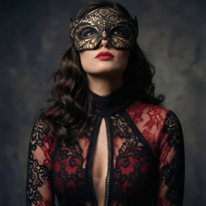Tiara Masquerade Mask by Liquid Nymph
