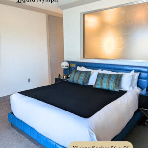 Liquid Nymph squirt sheet — black waterproof absorbent pad for bed